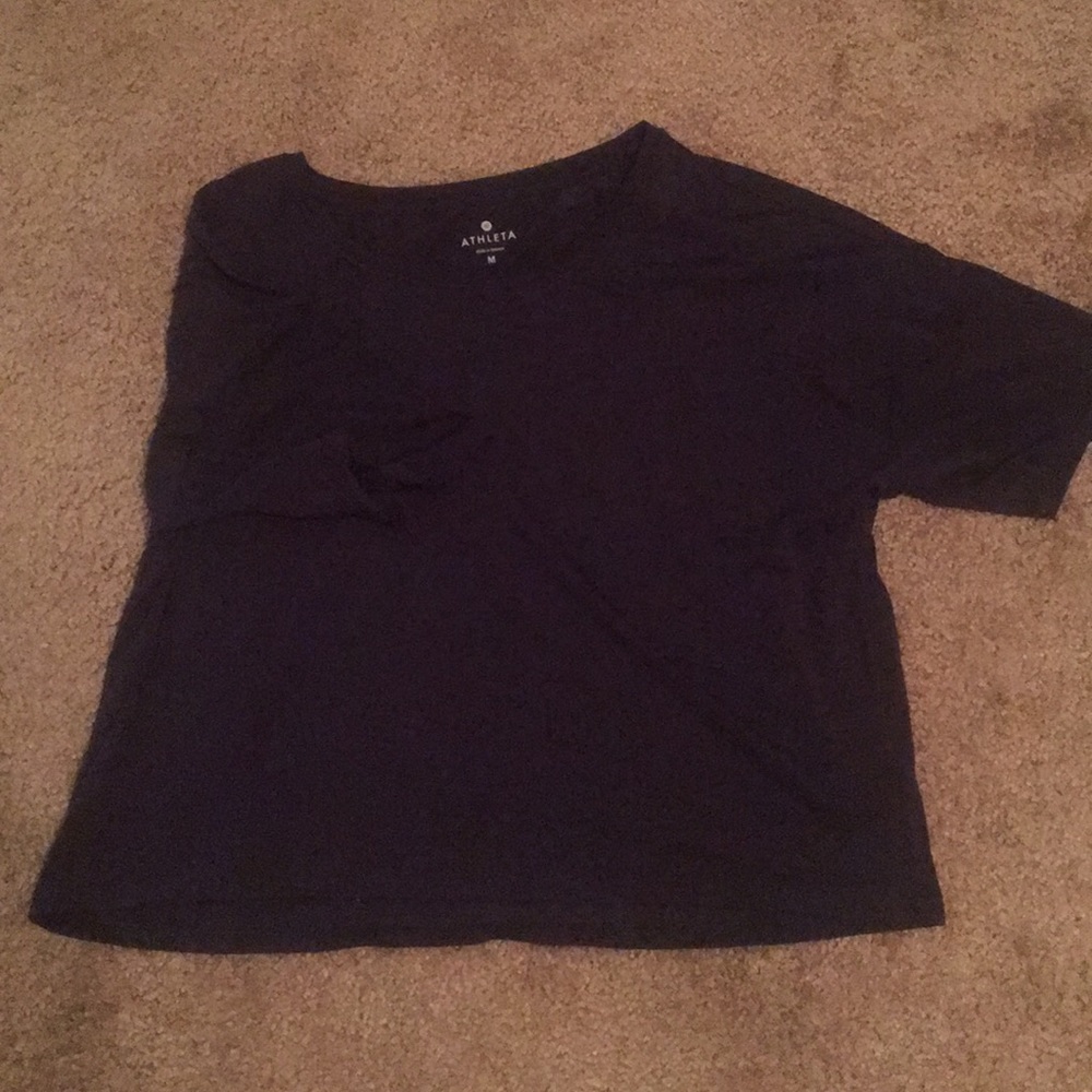 Navy Athleta Crop